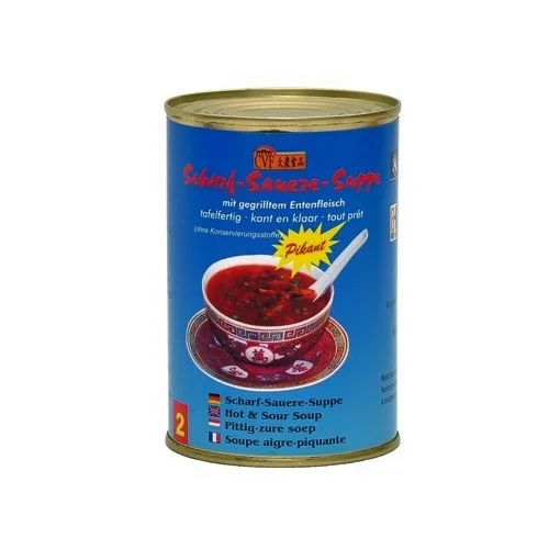 Zupa chińska ostro-kwaśna z grillowaną kaczką pikantna 400ml CVF