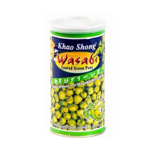 Groszek zielony w otoczce z chrzanu japońskiego Wasabi 280g KHAO SHONG