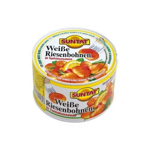 Fasola biała jumbo w sosie pomidorowym 400g SUNTAT