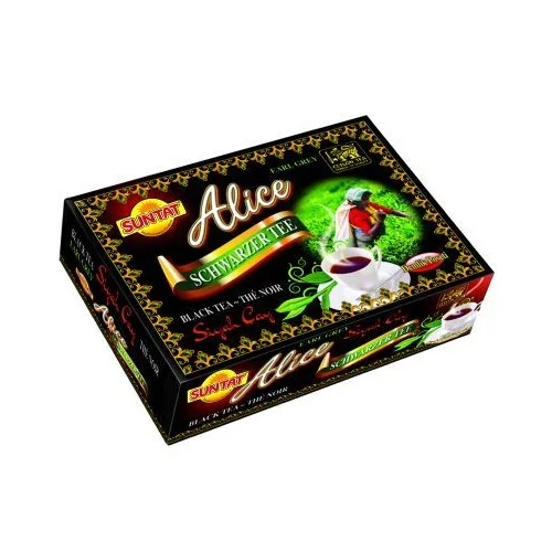 Herbata czarna ekspresowa Earl Grey Alice 100t. SUNTAT