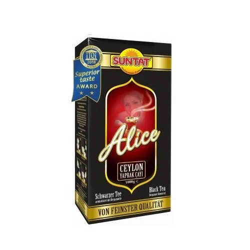 Herbata czarna liściasta z bergamotką Alice 1000g SUNTAT