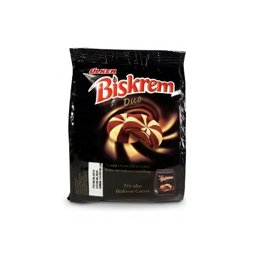Ciastka z kremem kakaowym Biskrem Duo 150g ULKER