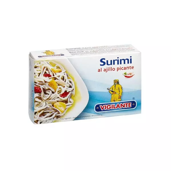 Surimi paluszki krabowe w pikantnym sosie czosnkowym 110g VIGILANTE