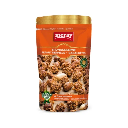 Orzechy ziemne z otoczką sezamową na  słodko 150g MERAY