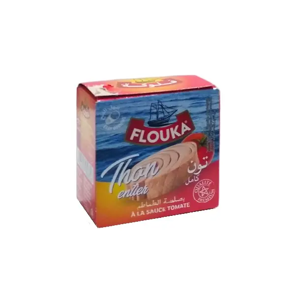 Tuńczyk kawałki w sosie pomidorowym 80g FLOUKA