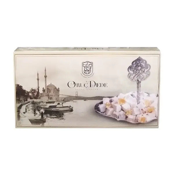 Lokum z orzechami laskowymi i pistacjami 400g ORUC DEDE