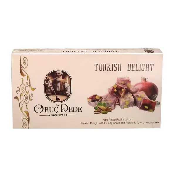 Lokum z granatem i orzechami pistacjowymi 400g ORUC DEDE