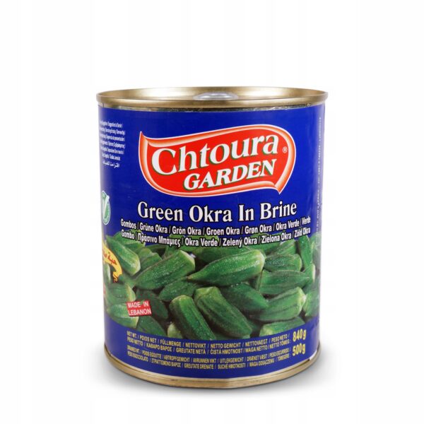 Okra zielona gotowana 840g CHTOURA GARDEN