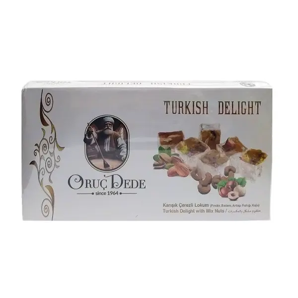 Lokum z orzechami Mixed Nuts 400g ORUC DEDE