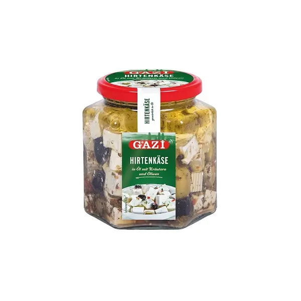 Ser solan w oleju z ziołami i oliwkami 300g GAZI