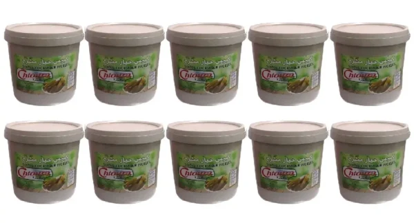 Ogórki kiszone krojone 10kg CHTOURA - 10szt. PROMOCJA do 30-07-2025