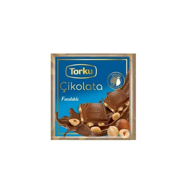 Czekolada mleczna z orzechami laskowymi 60g TORKU