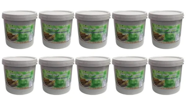 Ogórki kiszone krojone 10kg - 10szt.