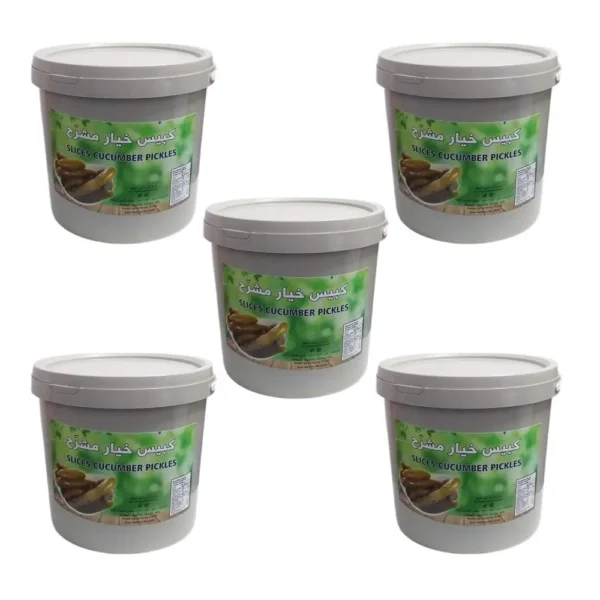 Ogórki kiszone krojone 10kg - 5szt.